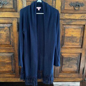 Lilly Pulitzer Tatum Cardigan - Navy Blue - EUC- Size Medium